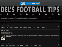 Tablet Screenshot of delsfootballtips.blogspot.com