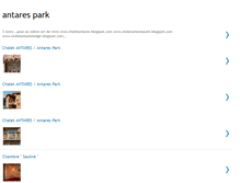 Tablet Screenshot of chaletantarespark.blogspot.com