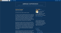 Desktop Screenshot of abroadexperience.blogspot.com