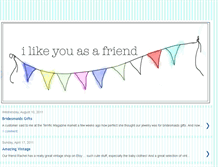 Tablet Screenshot of ilikeyouasafriend.blogspot.com