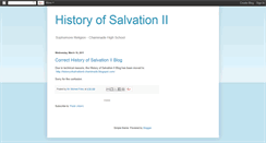 Desktop Screenshot of historyofsalvationii.blogspot.com