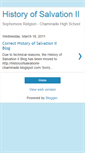 Mobile Screenshot of historyofsalvationii.blogspot.com