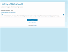 Tablet Screenshot of historyofsalvationii.blogspot.com