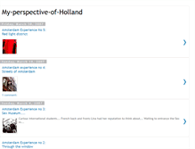Tablet Screenshot of my-perspective-of-holland.blogspot.com