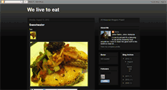 Desktop Screenshot of chris-livetoeat.blogspot.com