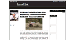 Desktop Screenshot of conceptcarzon.blogspot.com