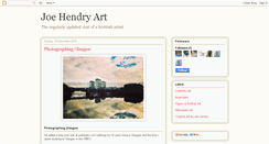 Desktop Screenshot of joehendryart.blogspot.com