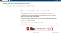 Desktop Screenshot of deliciasprehispanicas-unidos.blogspot.com