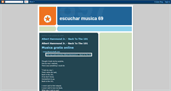 Desktop Screenshot of escucharmusica-69.blogspot.com