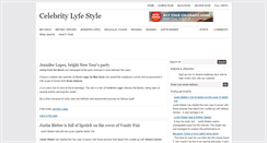 Desktop Screenshot of celebritylyfestyle.blogspot.com