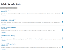 Tablet Screenshot of celebritylyfestyle.blogspot.com