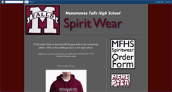 Desktop Screenshot of mfhsspiritwear.blogspot.com