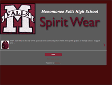 Tablet Screenshot of mfhsspiritwear.blogspot.com