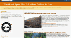 Desktop Screenshot of greatapesfilminitiative.blogspot.com