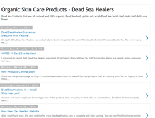 Tablet Screenshot of deadseahealers.blogspot.com