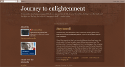 Desktop Screenshot of journey2enlightenment.blogspot.com