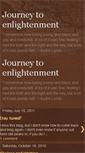 Mobile Screenshot of journey2enlightenment.blogspot.com
