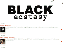 Tablet Screenshot of blackecstasy.blogspot.com