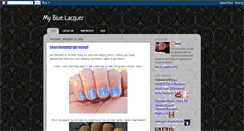 Desktop Screenshot of mybluelacquer.blogspot.com