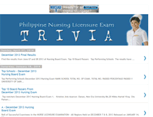 Tablet Screenshot of nursingtrivia.blogspot.com