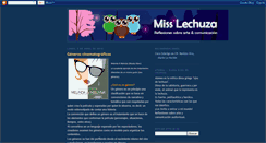 Desktop Screenshot of misslechuza.blogspot.com