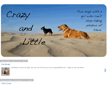 Tablet Screenshot of crazyandlittle.blogspot.com