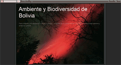 Desktop Screenshot of ambientebiotabolivia.blogspot.com