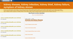 Desktop Screenshot of kidneydiseases.blogspot.com