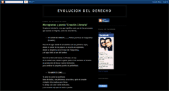 Desktop Screenshot of evoldelderecho.blogspot.com