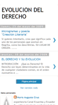 Mobile Screenshot of evoldelderecho.blogspot.com