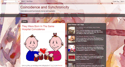 Desktop Screenshot of coincidenceandsynchronicity.blogspot.com