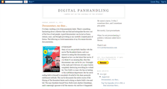 Desktop Screenshot of digitalpanhandling.blogspot.com