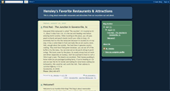 Desktop Screenshot of favorite-restaurants.blogspot.com