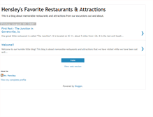 Tablet Screenshot of favorite-restaurants.blogspot.com