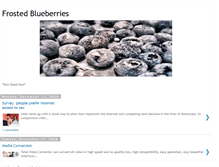 Tablet Screenshot of frostedblueberries.blogspot.com