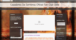 Desktop Screenshot of cazadoresdesombrasofficialchile.blogspot.com