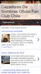 Mobile Screenshot of cazadoresdesombrasofficialchile.blogspot.com