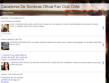 Tablet Screenshot of cazadoresdesombrasofficialchile.blogspot.com