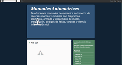 Desktop Screenshot of manualesautomotrices.blogspot.com