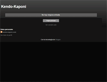 Tablet Screenshot of kendo-kaponi.blogspot.com