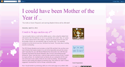 Desktop Screenshot of icouldhavebeenmotheroftheyearif.blogspot.com