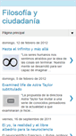 Mobile Screenshot of filosofiayciudadania1bach.blogspot.com