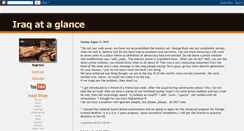 Desktop Screenshot of iraqataglance.blogspot.com
