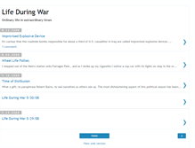 Tablet Screenshot of lifeduringwar.blogspot.com