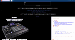 Desktop Screenshot of online-drum-machines.blogspot.com