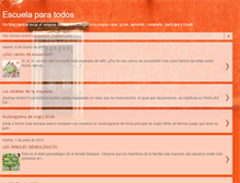 Tablet Screenshot of escuelaparato2.blogspot.com
