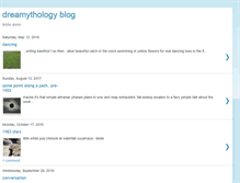 Tablet Screenshot of dreamythology.blogspot.com