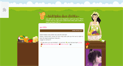 Desktop Screenshot of hidopkudandiriku.blogspot.com