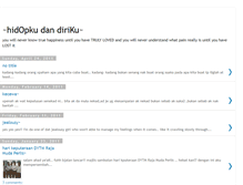 Tablet Screenshot of hidopkudandiriku.blogspot.com