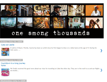 Tablet Screenshot of oneamongthousands.blogspot.com
